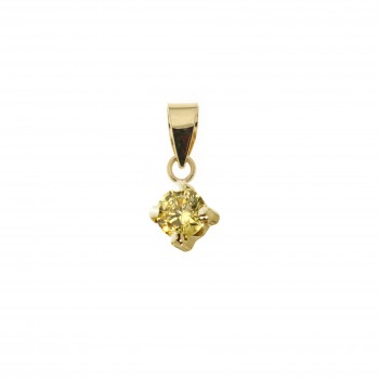 Gold pendant 10kt, 11-4P